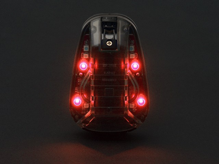 Маркер Фонарь Для Шлема Hel-Star 6 Gen Iii - Черный / Красный - изображение 1