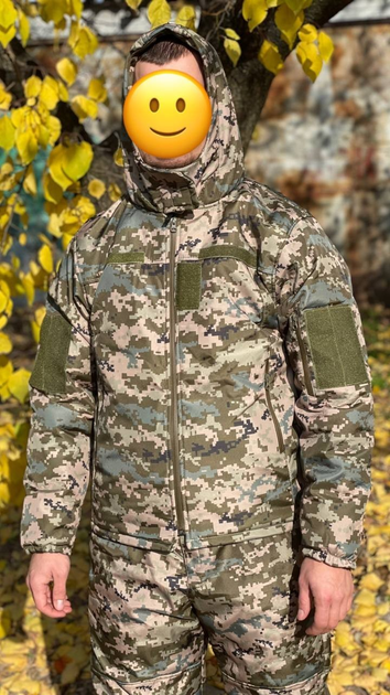 Зимняя форма Штаны+куртка softshell Ukr-Tac пиксель M - изображение 2