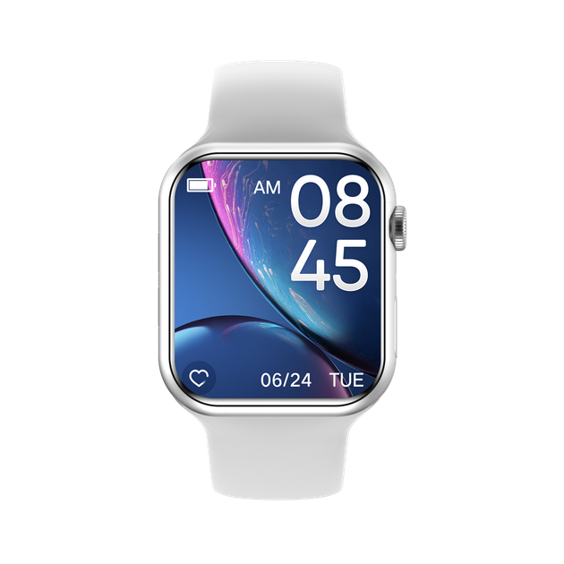 Умные часы Smart Watch 4you EMOTION (1.72 IPS, IP66, Звонки, Термометр, Метал, 12мес гарантия) White - Фото 3 Умные часы Smart Watch 4you EMOTION (1.72 IPS, IP66, Звонки, Термометр, Метал, 12мес гарантия) White - изображение 3