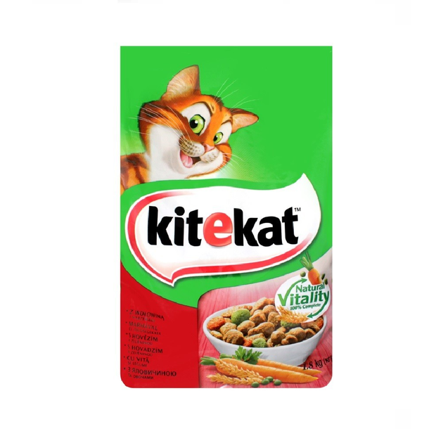 Сухой корм Kitekat говядина овощи 1,8кг для кошек (5900951137877) от ...