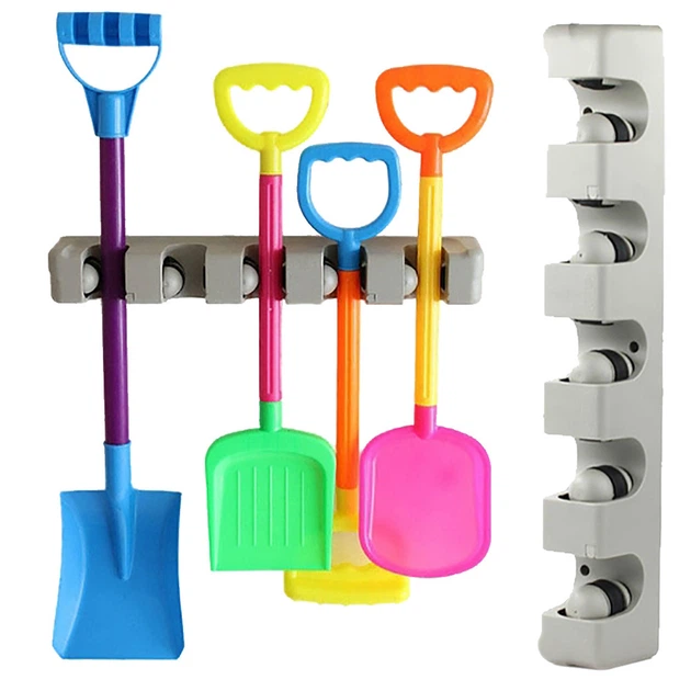 Универсальный настенный держатель для хозяйственного инвентаря Broom