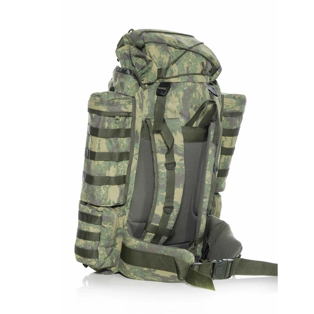 Великий тактичний водонепроникний військовий рюкзак з кордури для армії та зсу на 100+10 літрів - зображення 2