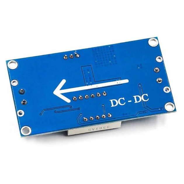Понижающий преобразователь напряжения LM2596 со встроенным вольтметром ...