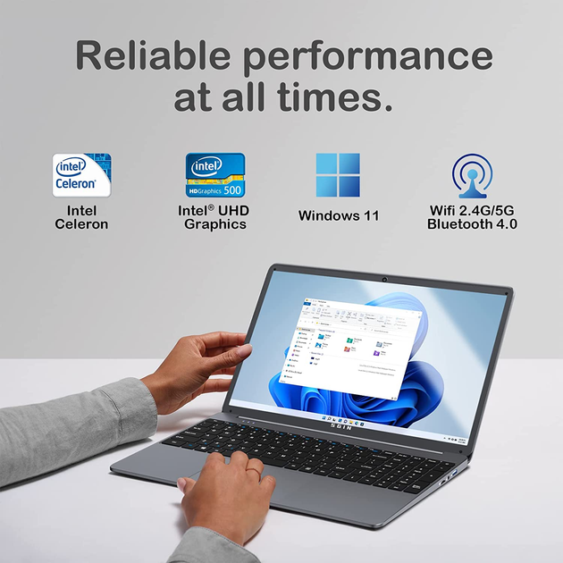 Ноутбук 15.6" Sgin X15 Intel Celeron N4500 RAM 12GB SSD 512GB Windows ...