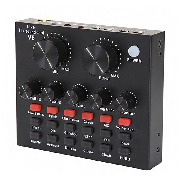 Зовнішня звукова карта адаптер аудіоінтерфейс Bluetooth Live Sound Card ...