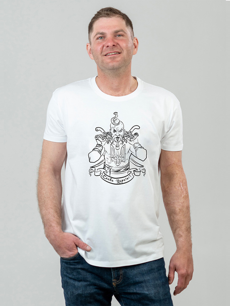 Футболка Sol's Imperial 190 Слава Україні з козаком DTF11500102/160 XXL Біла від Rozetka на платформі USKIDKA Акція на Футболка Sol's Imperial 190 Слава Україні з козаком DTF11500102/160 XXL Біла від Rozetka