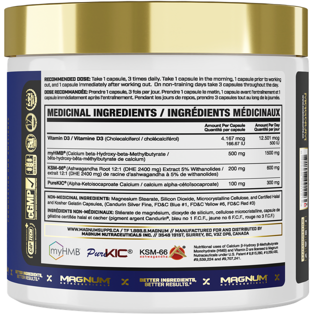 Тестостероновый бустер Magnum Hard Muscle Builder 90 капсул (4384302859) - изображение 2