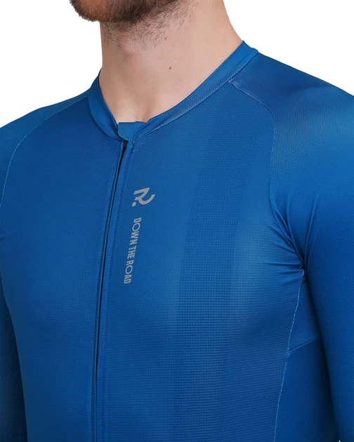 Męska koszulka z długim rękawem Down the Road Classics L Wavy Teal (23LSJ2CLA/WTE/ML) - obraz 4