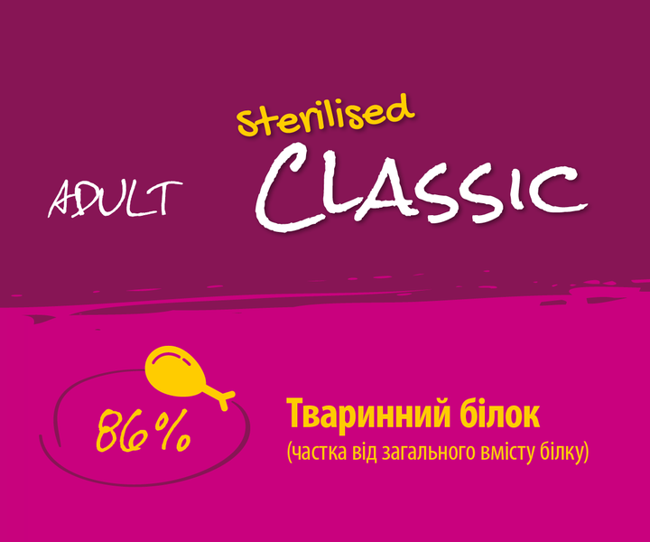 Сухой корм для взрослых стерилизованных кошек JosiCat Sterilised Classic 650 г (4032254753438) - изображение 2