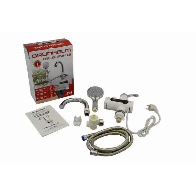 Электронагреватель с LED дисплеем Grunhelm EWH-1X-3FSH-LED - изображение 3