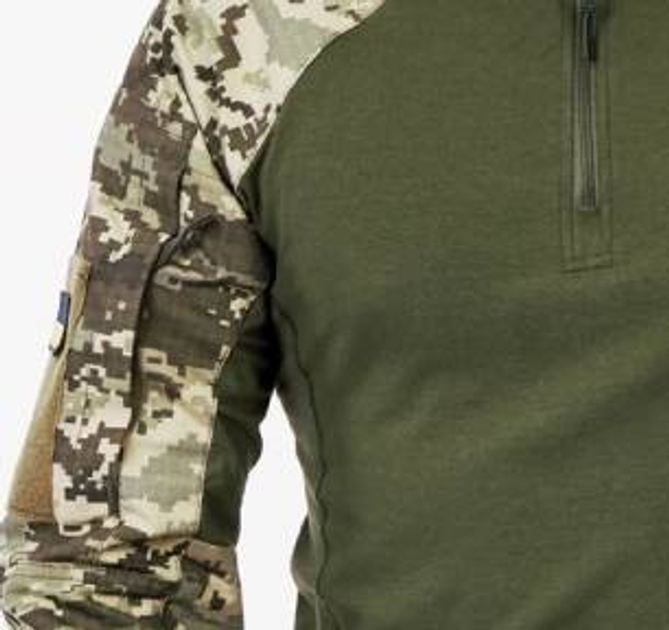Военная тактическая мужская рубашка пиксель 54/4 КОЗАК Убакс с длинным рукавом - изображение 2