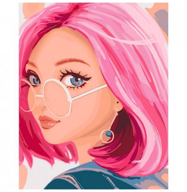 Картина по номерам Art Craft ДЕВУШКА КОКЕТКА 40х50 см + ПОДАРОК ...