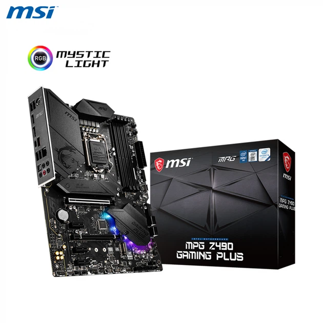 Материнська плата MSI MPG Z490 Gaming Plus – фото, відгуки