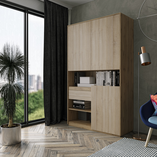 Шкаф для книг и документов Moreli RS-1. Фурнитура BLUM Ш1242 / В2100 ...