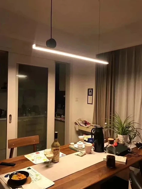 Люстра светодиодная подвесная LED светильник для квартиры на потолок лэд 26267 Золото 13-150х6х118 см. - изображение 4
