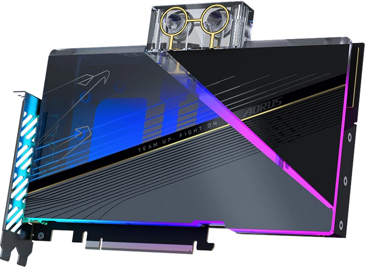 Gigabyte PCI-Ex GeForce RTX 4080 Aorus Xtreme Waterforce WB 16GB GDDR6X (256bit) (2565/22400) (HDMI, 3 x DisplayPort) (GV-N4080AORUSX WB-16GD) - зображення 4