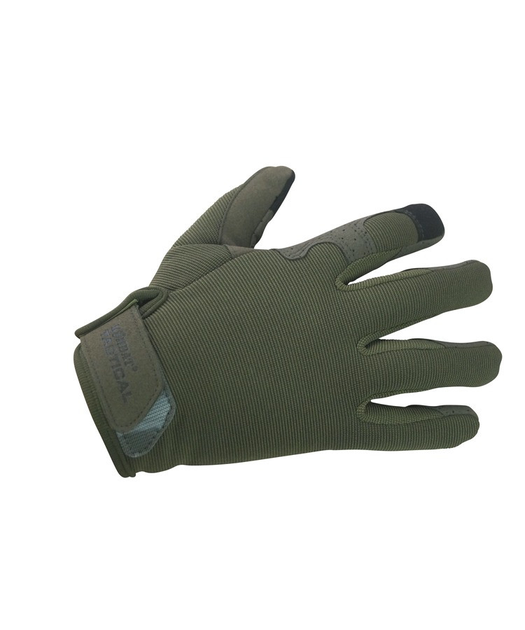 Рукавички тактичні Kombat uk Delta Fast Gloves S, оливковий - изображение 1