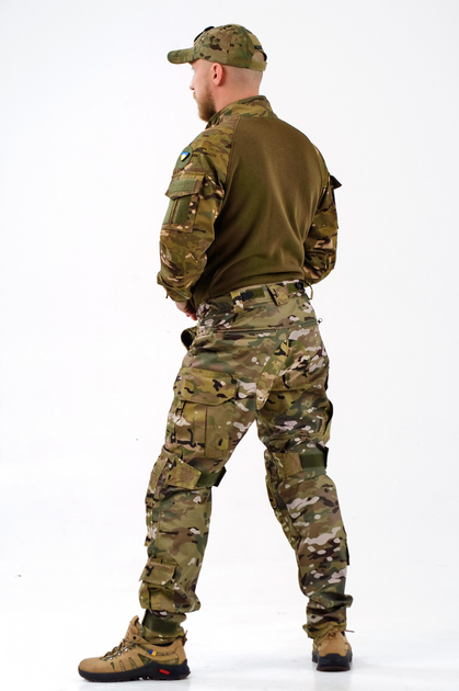 Тактичні теплі військові штани, Камуфляж: Мультикам, Розмір: 48 - зображення 2