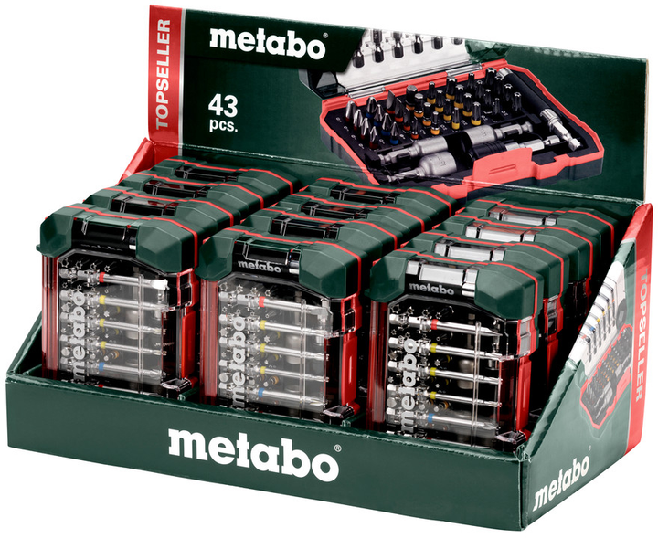 Набір біт Metabo SP довгі 43 шт (626719000) - зображення 3