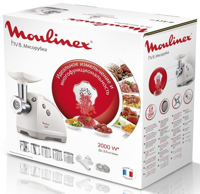М'ясорубка Moulinex HV8 ME626T_XF2 - зображення 20