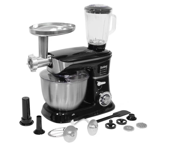 Мощный кухонный комбайн с мясорубкой и блендером Steinberg SB-7000 3в1 ...