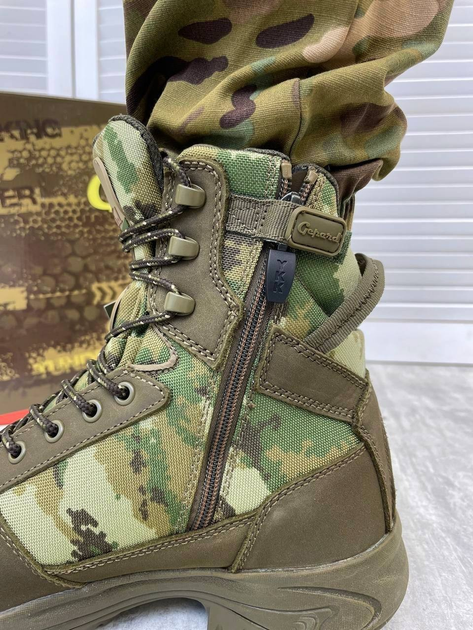 Тактичні теплі військові черевики Gepard Shock, Колір: Камуфляж Піксель, Розмір: 42 - зображення 2