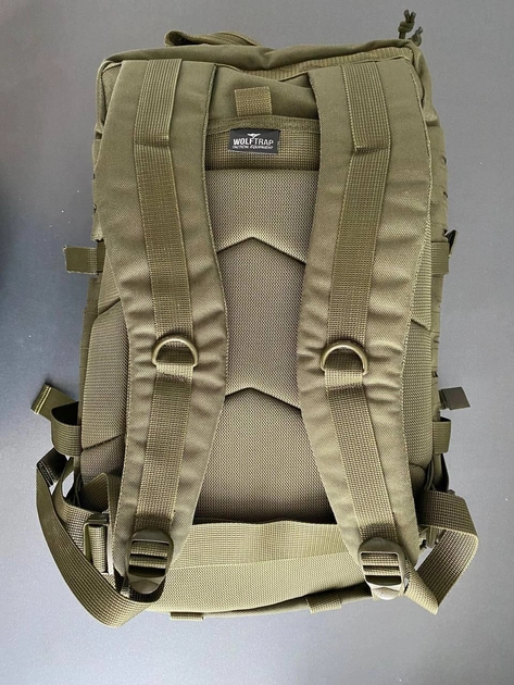 Рюкзак тактический 37л с полиуретановым водостойким покрытием Olive - изображение 2