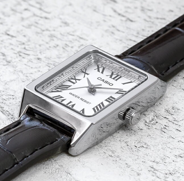 Жіночий годинник Casio LTP-V007L-7B1 Сріблястий з чорним - зображення 6