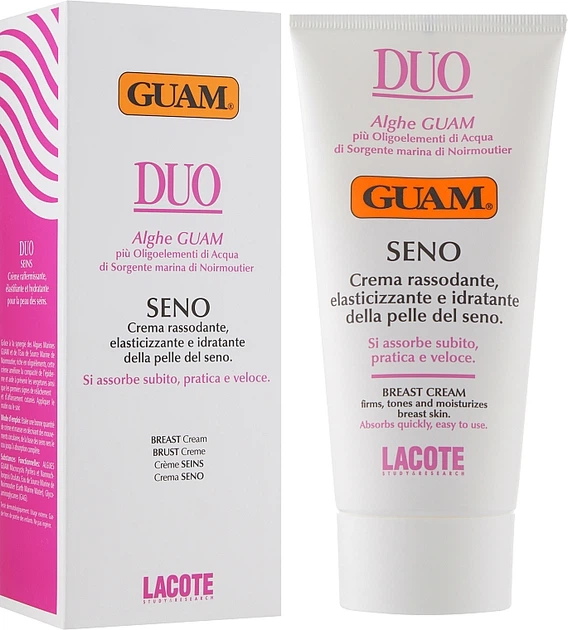 Крем подтягивающий для груди и тела с увлажняющим эффектом Guam Duo