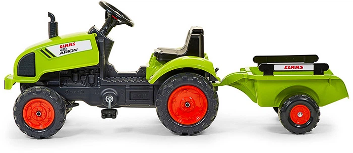 Dziecięcy traktor na pedały Falk Claas Arion z przyczepą Zielony (3016200204138) - obraz 2