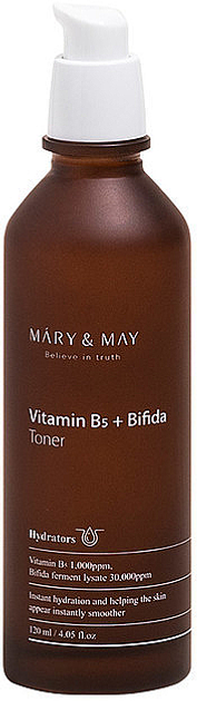 Тонер с бифидобактериями и витамином B5 - Mary & May Vitamine В5+ Bifida Toner 120ml (1066930-67375) 