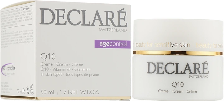 Омолаживающий крем с коэнзимом Q10 - Declare Q10 Age Control Cream 50ml (12953-3770) - изображение 2
