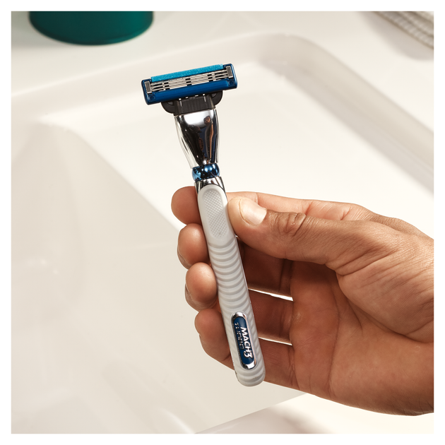 Станок для бритья мужской Gillette Mach3 Turbo c 2 сменными картриджами (7702018514229) - изображение 6