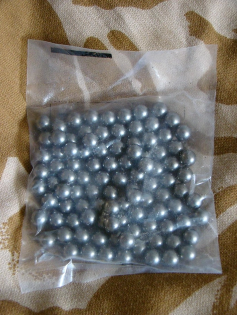 Кульки сталеві для рогаток Кульова блискавка, 100 шт - зображення 1