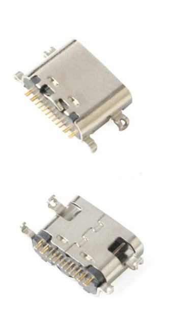 Разъем USB Type-C 16pin 0.8мм - Фото 2 Разъем USB Type-C 16pin 0.8мм - изображение 2