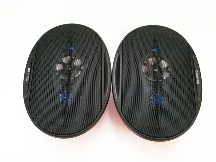 Автоакустика 6" x 9" (15 x 23 см) 500W 4-х смугові колонки овальні динаміки BOSCHMANN WJ1-S99V4 - изображение 3