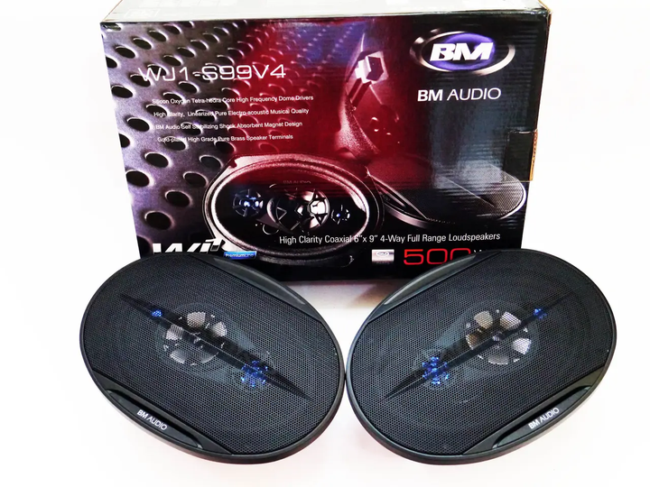Автоакустика 6" x 9" (15 x 23 см) 500W 4-х смугові колонки овальні динаміки BOSCHMANN WJ1-S99V4 - изображение 8