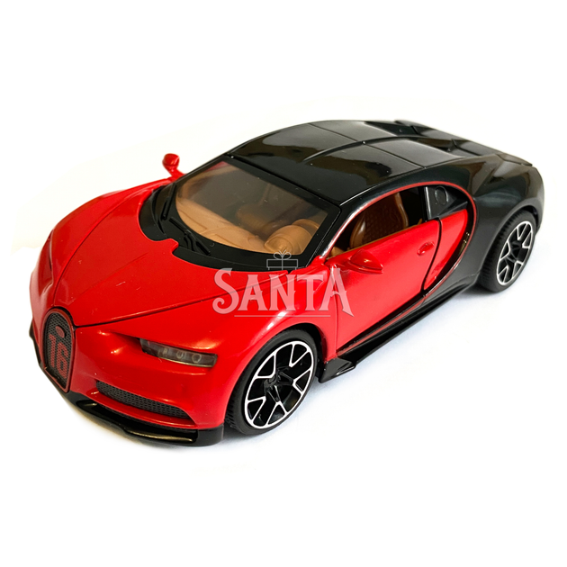 Игрушечная машинка металлическая Бугатти Широн «АвтоЕксперт» Bugatti Chiron (1:32) красный инерц., свет, звук, откр. двери,14*6*5 см (LF - 83880) - Фото 3 Игрушечная машинка металлическая Бугатти Широн «АвтоЕксперт» Bugatti Chiron (1:32) красный инерц., свет, звук, откр. двери,14*6*5 см (LF - 83880) - изображение 3