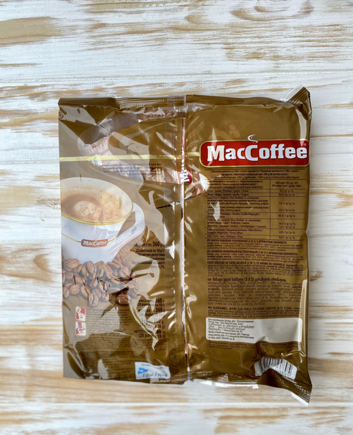 Купить MacCoffee 3в1 з ароматом карамелі 20 шт (557) – ROZETKA ...