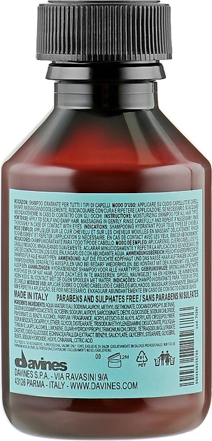 Шампунь Davines Natural Tech Well-Being Зволожувальний 100 мл (8004608256786) - зображення 2
