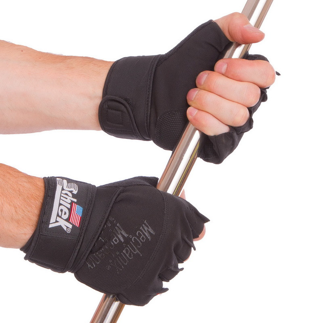 Перчатки тактические с открытыми пальцами Zelart Action 4928 размер XL Black - изображение 2