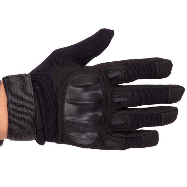 Перчатки тактические с закрытыми пальцами Zelart Sprinter 8790 размер M Black - изображение 2