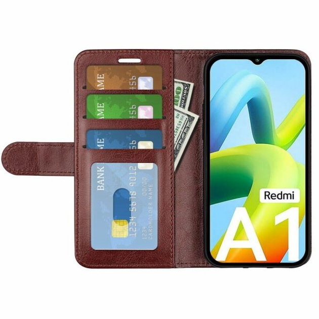 Чохол-книжка Deexe Wallet Style для Xiaomi Redmi A1 / A2 - Brown – фото ...