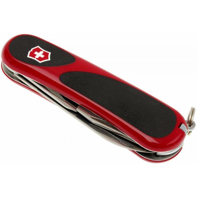 Кишеньковий складаний ніж Victorinox багатофункціональний 13 функцій червоно-чорний 85 мм. 2203423 - зображення 2