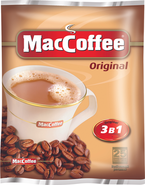 Акція на Кавовий напій 3в1 MacCoffee Original 20 г x 25 шт від Rozetka