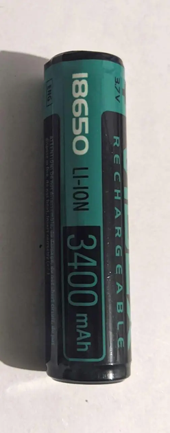 Батарейка щелочная Videx 18650 для фонарей 3400mAh - Фото 1 Батарейка щелочная Videx 18650 для фонарей 3400mAh - изображение 1