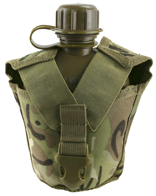 Фляга тактична KOMBAT UK Tactical Water Bottle, мультікам, 0,95л - зображення 1