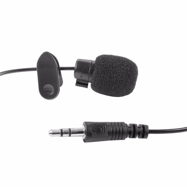Петличный микрофон Gembird MIC-C-01 с прищепкой для ноутбука.компьютера / 3 pin / 2м - Фото 1 Петличный микрофон Gembird MIC-C-01 с прищепкой для ноутбука.компьютера / 3 pin / 2м - изображение 1