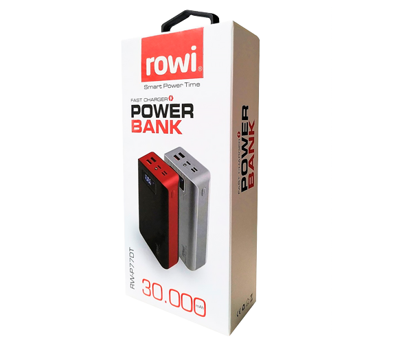 Power bank з великою ємністю 30000 mAh Rowi RW-P77DT (49694-RW-P77DT_961) - зображення 8