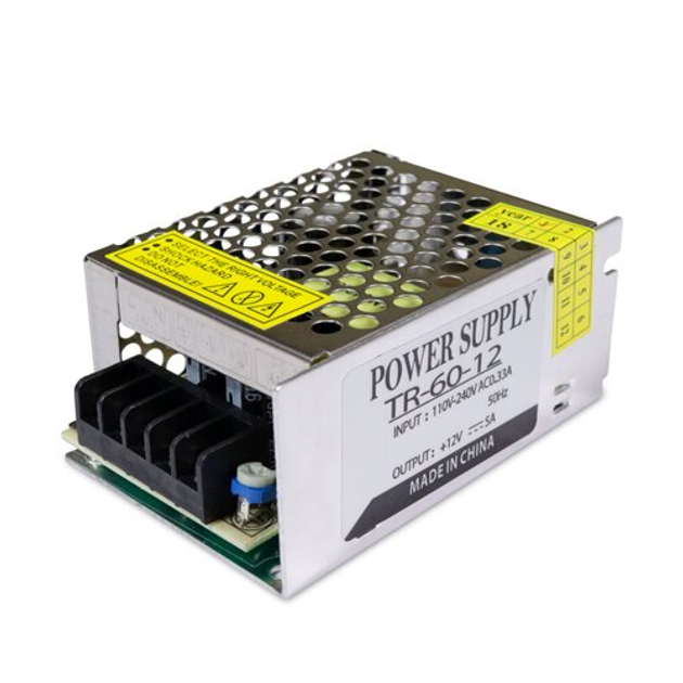 Блок питания OEM 60Вт 12В 5А Металл IP20 Стандарт TR-60-12 – фото ...